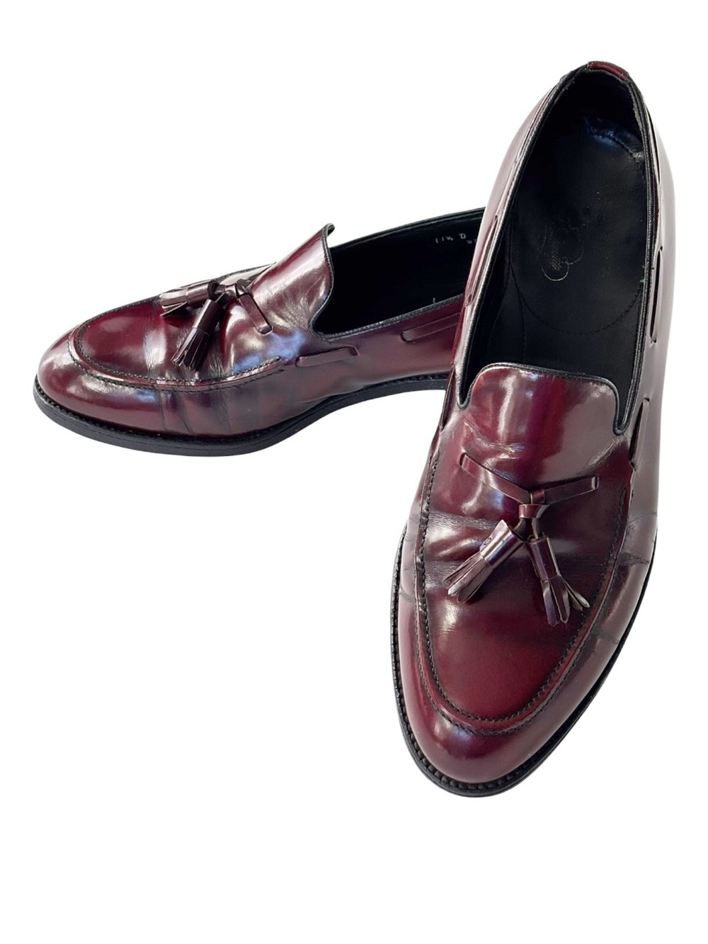 Florsheim Vintage Imperial  polished calfskin Tassel Loafer Burgundy 93224 |11.5